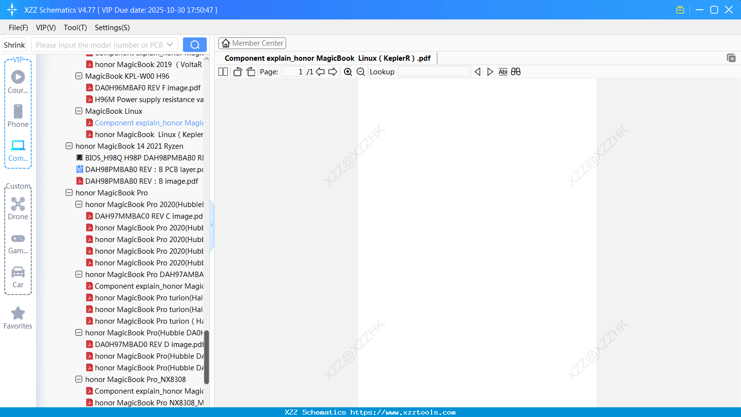 Laptop HUAWEI Component Explain_honor MagicBook Linux（KeplerR）
